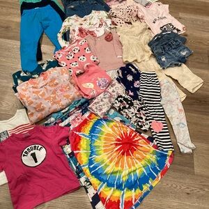 Girls Size 3T Colorful Kids Clothing Bundle